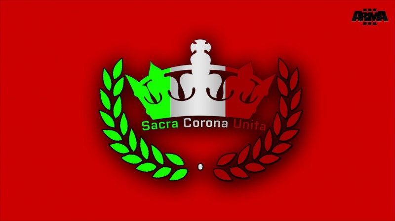 A Santa Corona Unita szervezet címere